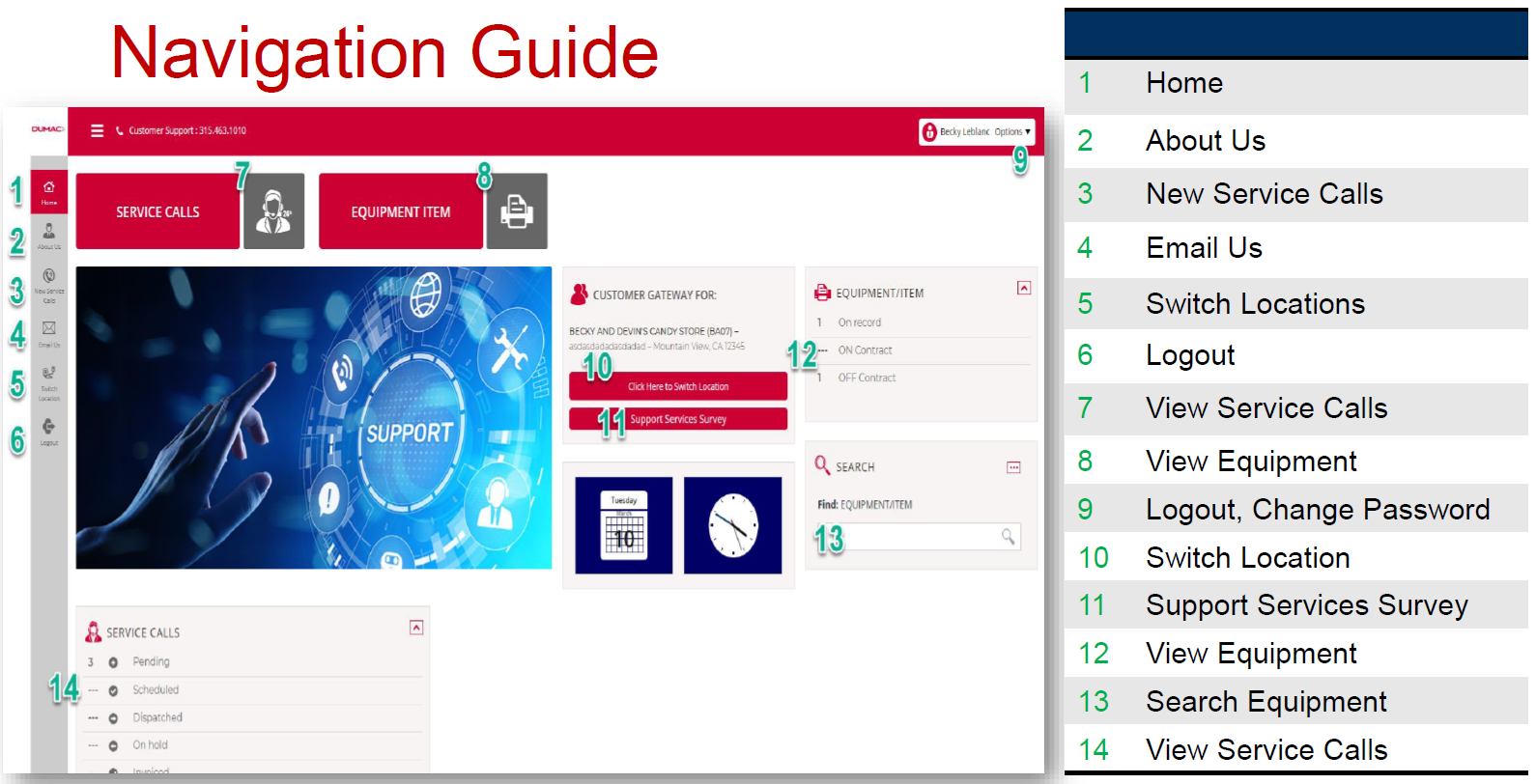 DUMAC Connect Portal